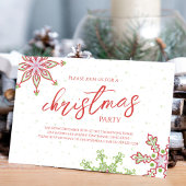 Kerst Schattige Kleurrijke Winter Sneeuwvlok Whims Kaart