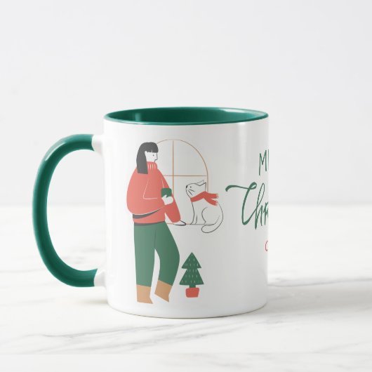 Kerst Schattige Mok (Links)