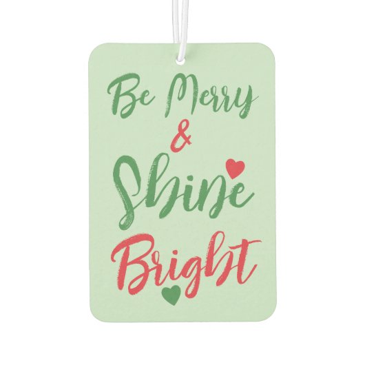 Kerst schattige muis vakantie groen rood luchtverfrisser (Achterkant)