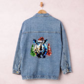Kerst schattige neushoorn denim jacket (Hangar)