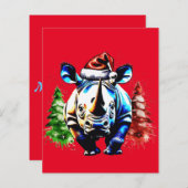 Kerst schattige puppy (Voorkant / Achterkant)