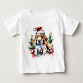 Kerst schattige puppy (Voorkant)