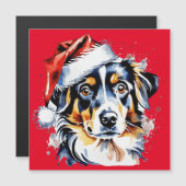 Kerst schattige puppy (Voorkant / Achterkant)