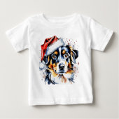 Kerst schattige puppy (Voorkant)