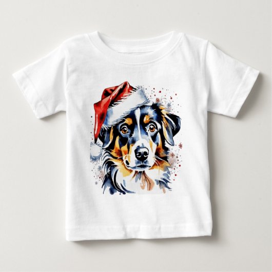 Kerst schattige puppy (Voorkant)