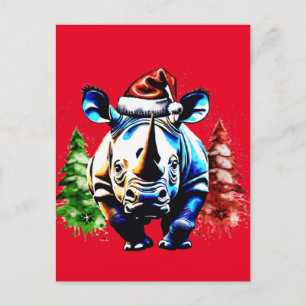 Kerst schattige puppy briefkaart