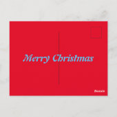 Kerst schattige puppy briefkaart (Achterkant)