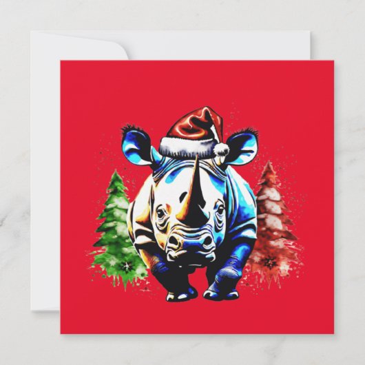 Kerst schattige puppy kaart (Voorkant)