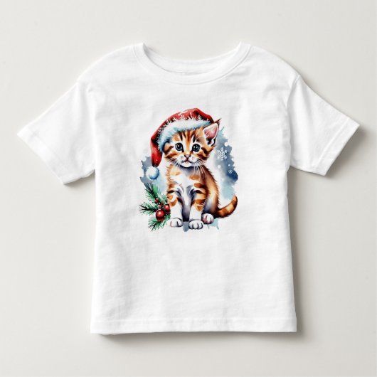Kerst schattige puppy kinder shirts (Voorkant)