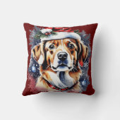 Kerst schattige puppy kussen (Achterkant)