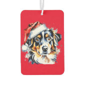 Kerst schattige puppy luchtverfrisser (Achterkant)