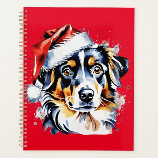 Kerst schattige puppy planner (Voorkant)