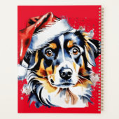 Kerst schattige puppy planner (Achterkant)