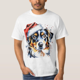 Kerst schattige puppy t-shirt