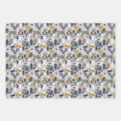 Kerst Schattige Scandi Woodland Animals Inpakpapier Vel (Voorkant 3)