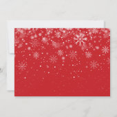 Kerst Schattige Script Moderne foto Feestdagenkaart (Achterkant)