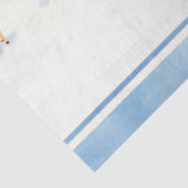 Kerst Schattige Sneeuwman Geboorte Waterverf Famil Tissuepapier (Detail)