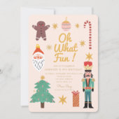 Kerst Schattige Wat een leuke verjaardag Kaart (Voorkant)