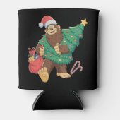 Kerst Schattigee Bigfoot Sasquatch Xmas Tree Light Blikjeskoeler (Voorkant)