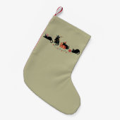 Kerst Schattigee Cat Lover Crew Kerstverlichting Kleine Kerstsok (Voorkant (Hangend))