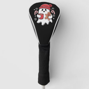 Kerst Schattigee Ghost Iced Coffee Retro Xmas Coff Golfheadcover