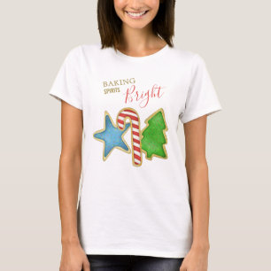 Kerst Schattigee grillige bakspirits Bright T-shirt