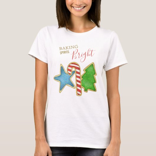 Kerst Schattigee grillige bakspirits Bright T-shirt (Voorkant)