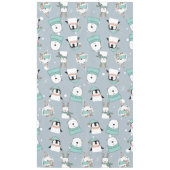 Kerst Schattigee moderne dieren Tafelkleed (Voorkant)