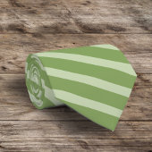 Kerst Schattigee Typografie Whimsical Groene Strep Stropdas