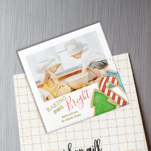 Kerst Schattigee Vakantie Whimsical Cookie Cutout Magneet