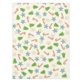 Kerst Schattigee Vakantie Whimsical Cookie Cutouts Tafelkleed (Voorkant)