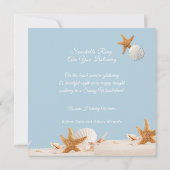 Kerst Schelpen Zeester Koraal Parels   Kaart (Achterkant)