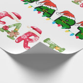 Kerst scheten scheten Humor Cadeaupapier (Hoek)