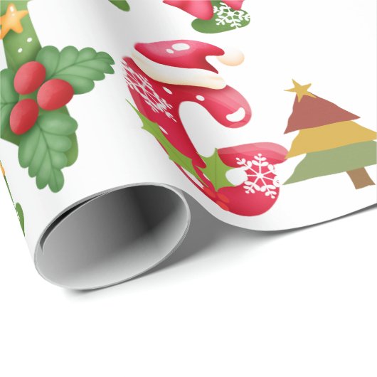 Kerst scheten scheten Humor Cadeaupapier (Rol Hoek)