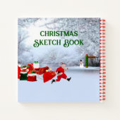 Kerst schets boek (Achterkant)