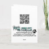 Kerst - Schnauzer - Joey Feestdagen Kaart (Achterkant)