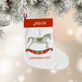 Kerst Schommelpaard Met Naam Grote Kerstsok