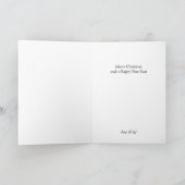 Kerst schoonmaak service trolley Wenskaart Feestdagen Kaart (Binnen)