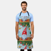 kerst schort (Gedragen)