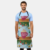 kerst schort (Gedragen)