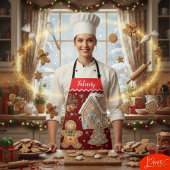 Kerst Schort,  peperkoek man, huis Schort