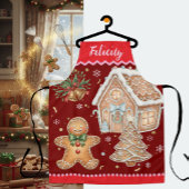 Kerst Schort,  peperkoek man, huis Schort