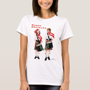Kerst Schotse Drummers T-shirt