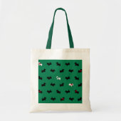 Kerst Schotse Terriers Canvas tas (Voorkant)