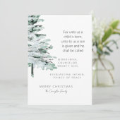 Kerst Schrift Foto Christelijk Woodland (Staand voorkant)