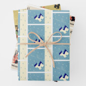 Kerst Scottie Dogs Pattern Inpakpapier Vel (In situ)