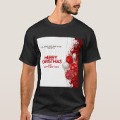 Kerst seizoen aangepaste mode tshirt (Voorkant)