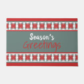 Kerst Seizoen Deurmat Personaliseer Kleuren (Voorkant)