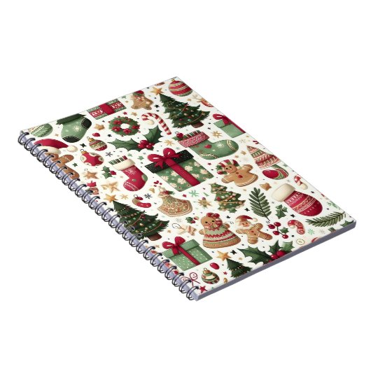 Kerst Seizoen Notitieboek (Rechterzijde)