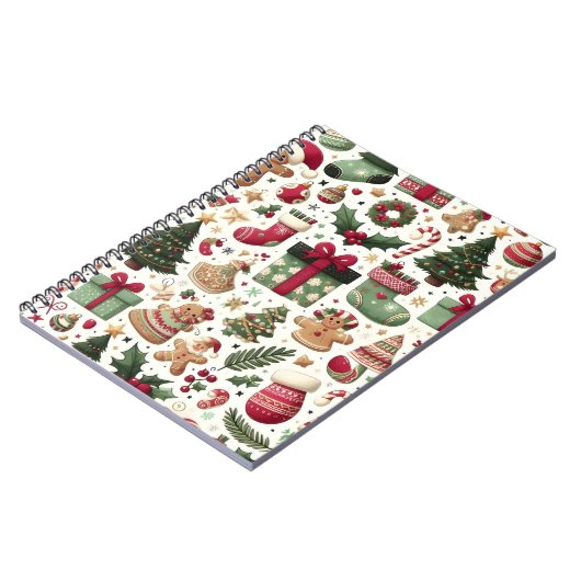 Kerst Seizoen Notitieboek (Linkerzijde)